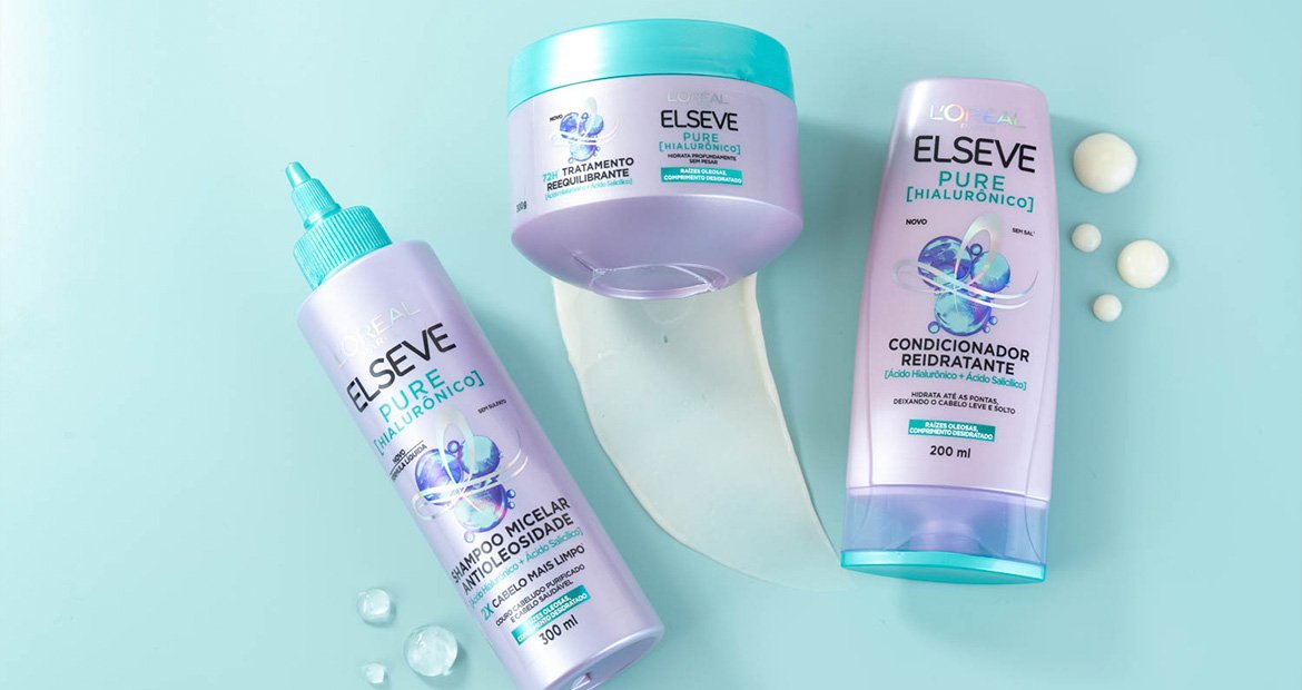 Tratamento para cuidar do cabelo no verão com a linha Pure Hialurônico